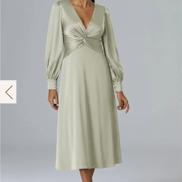 Aw Bridal Dresses | Aw Bridal Bridesmaid Dress | Sage Green | Color: Green | Size: 6 | Audiefay's Closet
